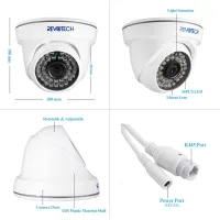 IP Camera, Dome,Revotech 3 MegaPixel
